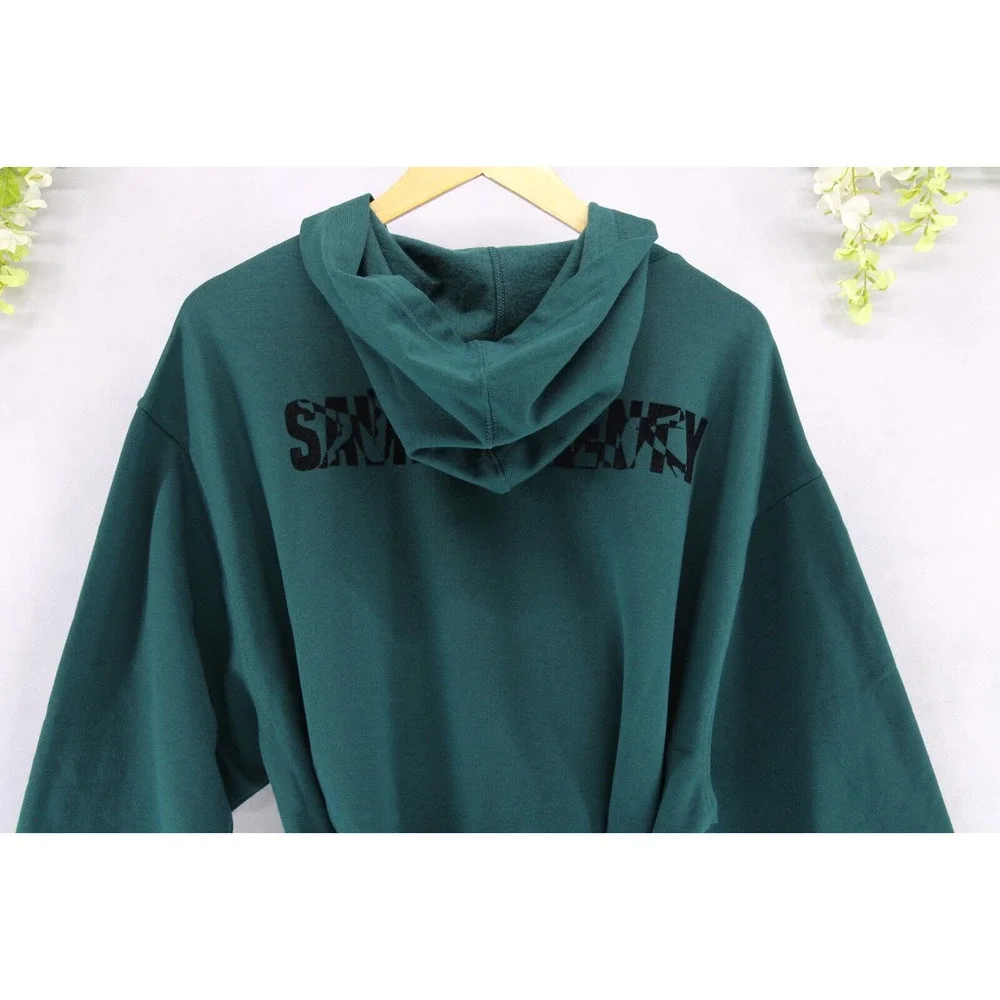 Savage X Fenty NWT Robe XS Green Hooded Kimono Cozy Lounge Sleepwear